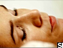 Horny beauty gives an intense blowjob and gets hard fucking