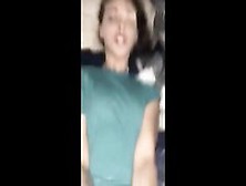 Skinny White Girl Eye Rolling Orgasm In Sleeper Truck