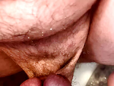 Cumshot With Balls Wrapped Around My Cock.