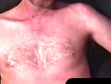 Rugged Stud Stripping Down To Show Off His Throbbingly Hard Dick