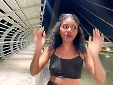 Desconocida me da una rica mamada en el puente de LA NOVENA