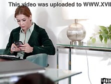 Kasey Warner watches from the sidelines during the time that NIcole DOshi is getting screwed by Tommy