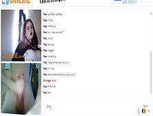 Busty Girl On Omegle Talks Dirty