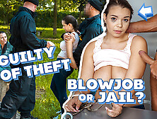 Law4K.  Voluptuous Girl Turns Out To Be Thief And Should Be