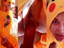 Caught My Pikachu Stepsister Blowing — She Wanted More Than a Pokéball!