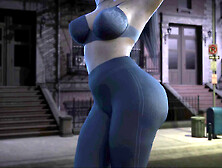 College girl gets naughty with her hot mom in a visual novel experience