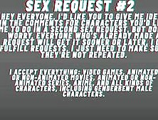 Tell me which characters you'd like to see in a Sex Request sequel!