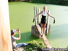 Spunked on glam babe rubs