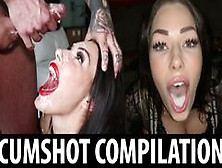 Good Sluts Don't Dodge The Cum - Shaiden Rogue Facial & Cumshot Compilation