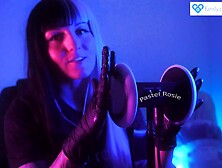 SFW ASMR - (pastel rosie) Satisfying Oily Gloves Ear Massage - Wet Slippery Tingly Egirl Eargasm