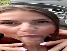 Anna Divina In A Car