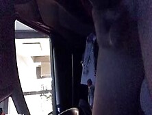 Flash In Car With Cum Publi Cumshot For Two Wo...