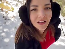 French Slut Gets Fucked In Snow