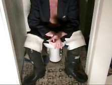 Nlboots - More Suit & Waders On Toilet (Part 1)