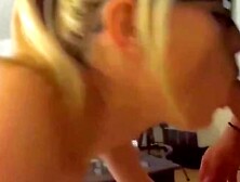 Blonde German Stepsis Creampie Pov