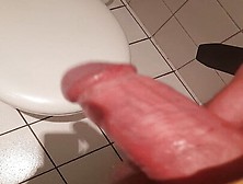 Shooting A Big Load On Toilet