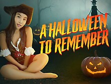 SisLovesMe - A Halloween To Remember - Hot Asian Stepsis In Costume Kimmy Kim Rides Stepbro's Cock