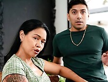 FAMILY SINNERS - Stunning MILF Dana Vespoli Teaches Stepson Max Fills How To Fuck Better And Rougher