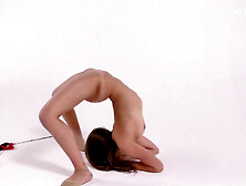 Teenie Kira Gets Naked And Spreads Legs On Camera