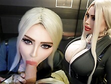 Hard Fucked Stranger In The Mouth In The Elevator, Public Sex With A Housemate