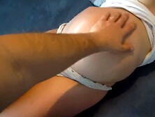 PREGGY SERIES - I CUM ON HER LARGE STOMACH SEE GREATER AMOUNT