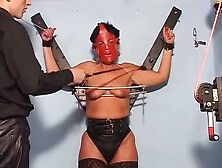 Masked German Whore Eats Cum After Hot Bdsm Spanking Action