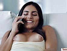 Caught my babysitter having phone sex