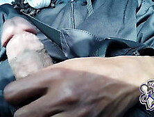 Black Rod Enjoys A Parking Lot Release (Full videos @ Manyvids: KuroYukiExperience)