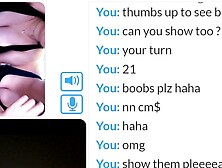 Omegle 2 Teens With Big Boobs Impressed By Big Fre