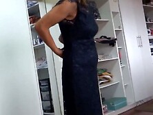 My wifey dresses to go to the party and comes