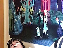 Nymeria Malfoy Hip Hop Wednesday cosplay,  sex with The Thing and glass–vibrator screwing