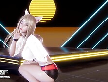 [MMD] GIRL CRUSH - Oppa,  Do you Trust Me Sexy Kpop Dance Ahri Seraphine 4K Leauge Of Legends Hentai
