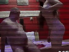 Smoking babe gets banged hard