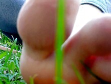 Giantess With Big Sweaty Feet Crushes Toy Cars And Smashes Them All