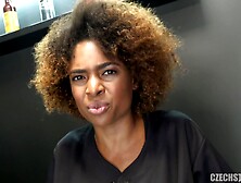 Czech Streets 121 Black sexy hairdresser