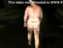 Trashy KIWI mother I'd like to fuck made by her Taskmaster to take the trash to the road totally exposed