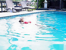 Black Pool Babe Interracial