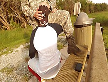 Soldier Fucks Soccer Jock (Anonymous Uniform Army Marine Bareback Outdoor)