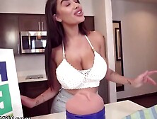 Victoria-June's BIG Surprise - Stepdaughter Facesitting & Riding Dildo