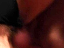 Very hairy mature MILF disgusted with cum