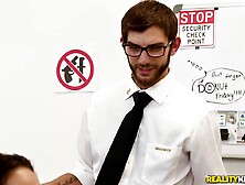 Kristall Rush gets banged by the TSA in one as well as the other holes