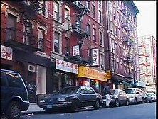 2 studs worship Oriental domme in Taiwanese restaurant basement