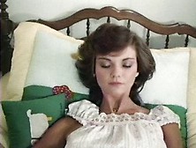 Vintage hairy teen fucked by her man on the bed (18+)