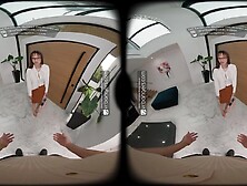 Vr Bangers: Breasty Lexi Luna In Glasses And Nylons Shows Off Her Taut Twat - Vr Porn