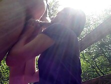 Naughty Public Nature Hike With A Big Cock & Creampie Ending