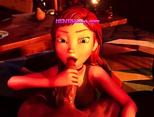 The Queens Secret - Anna Frozen - 4k And Ai Upscale