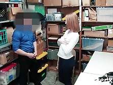 Ginger Teen Gets Arrested And Fucked