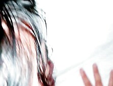 Stepmother and stepson share a daybed in a cabin on vacation since the cuckold left for work