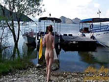 Naked On The Boat Dock