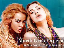 Alecia Fox,  Cherry Kiss And Mardi Gras - Incredible Sex Clip Missionary Craziest Only Here